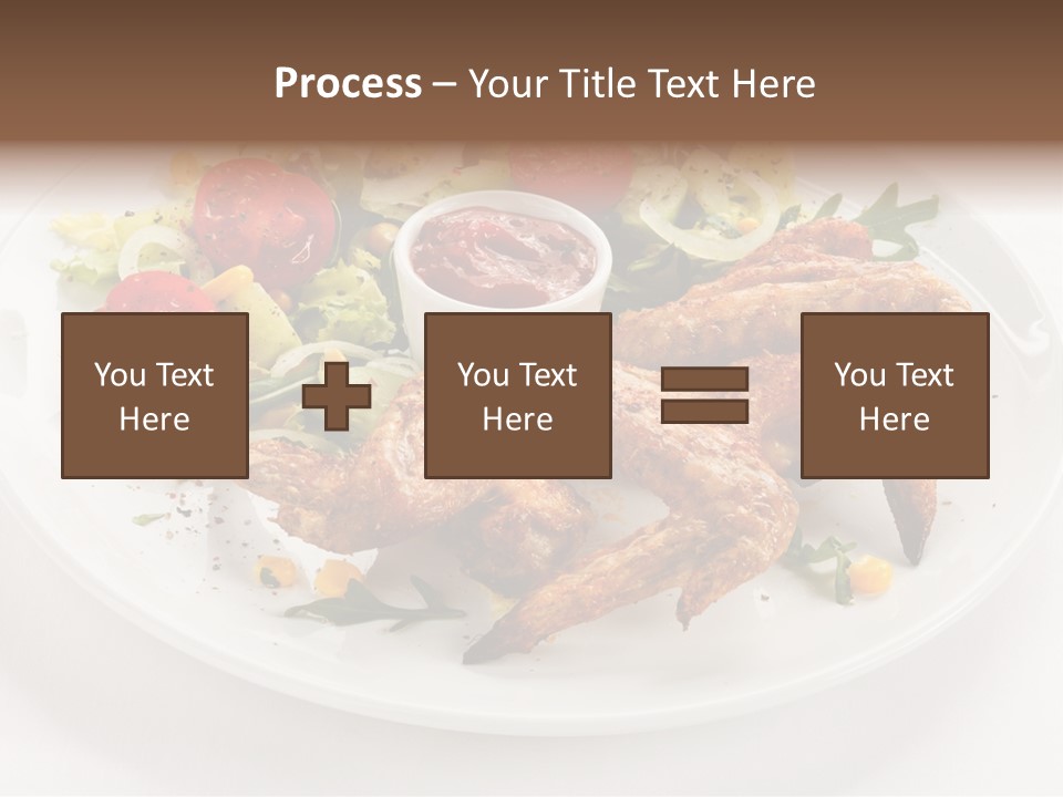 Ketchup Dining Lettuce PowerPoint Template
