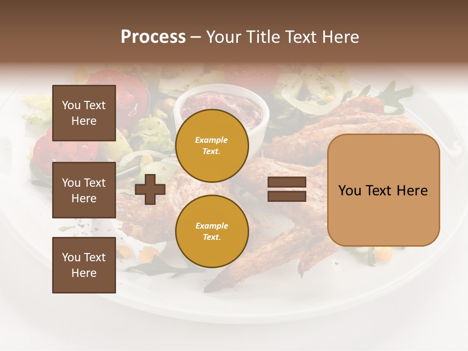 Ketchup Dining Lettuce PowerPoint Template