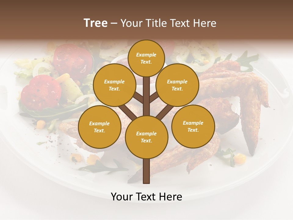Ketchup Dining Lettuce PowerPoint Template