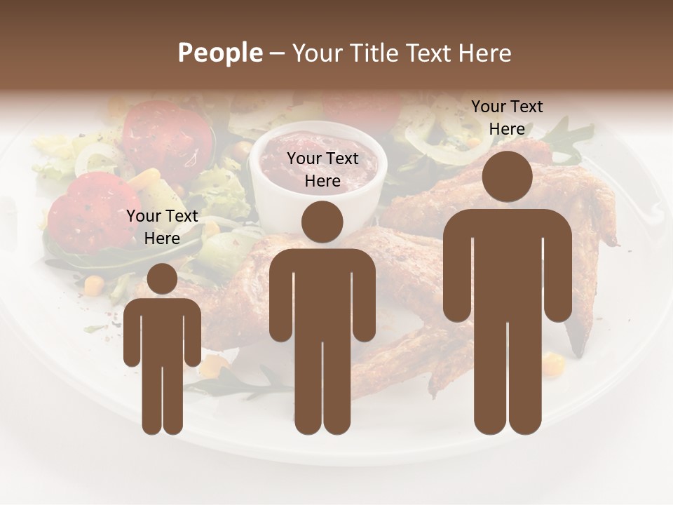 Ketchup Dining Lettuce PowerPoint Template