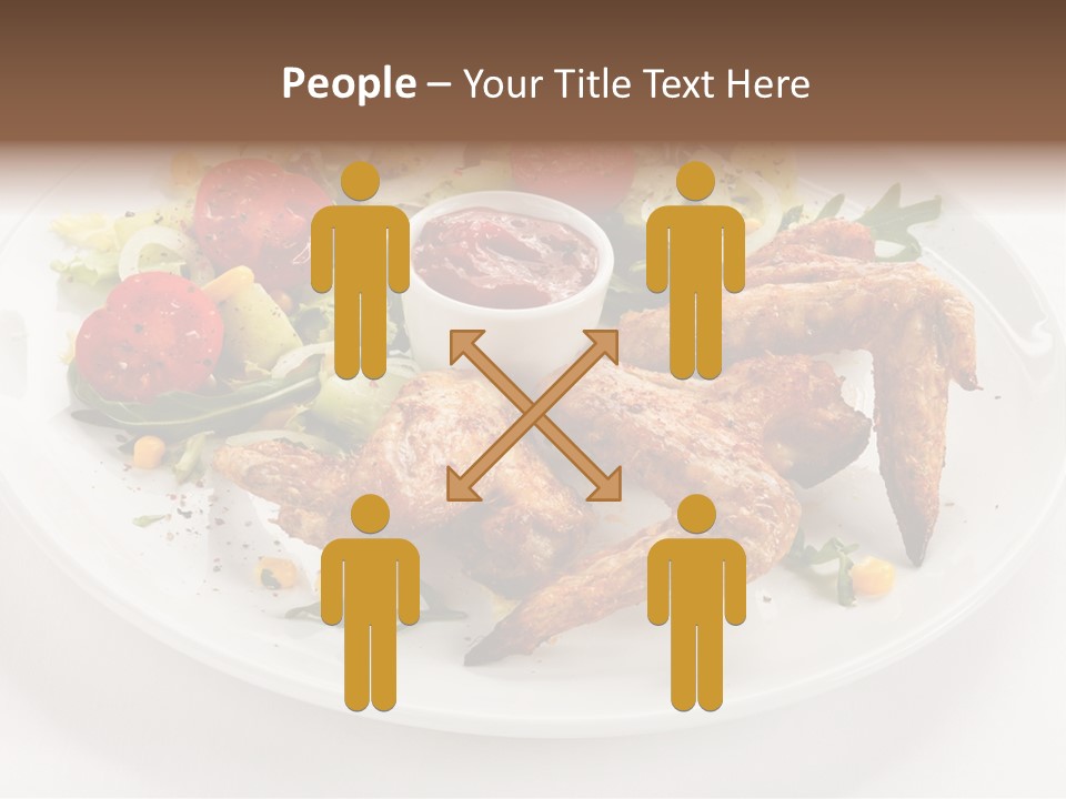 Ketchup Dining Lettuce PowerPoint Template