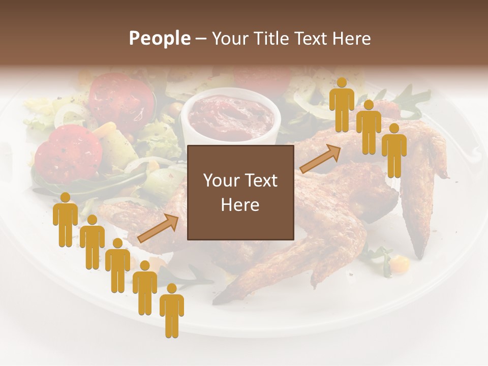 Ketchup Dining Lettuce PowerPoint Template