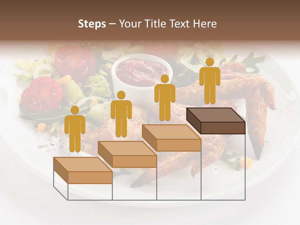 Ketchup Dining Lettuce PowerPoint Template