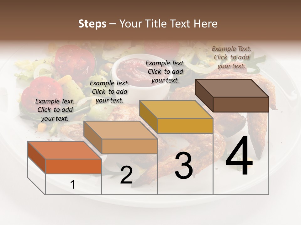 Ketchup Dining Lettuce PowerPoint Template