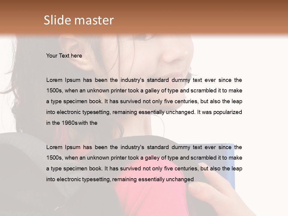 Rucksack Background Pupil PowerPoint Template