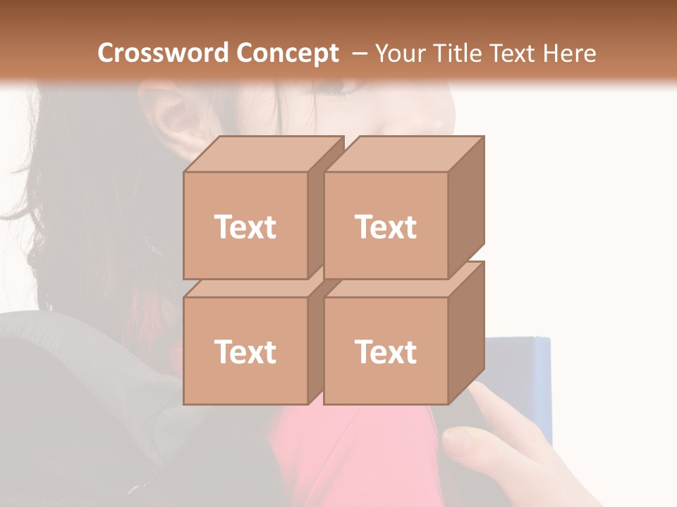 Rucksack Background Pupil PowerPoint Template