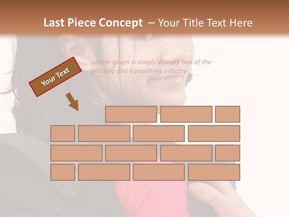 Rucksack Background Pupil PowerPoint Template