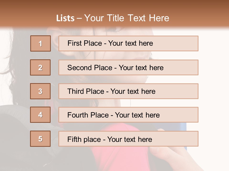 Rucksack Background Pupil PowerPoint Template