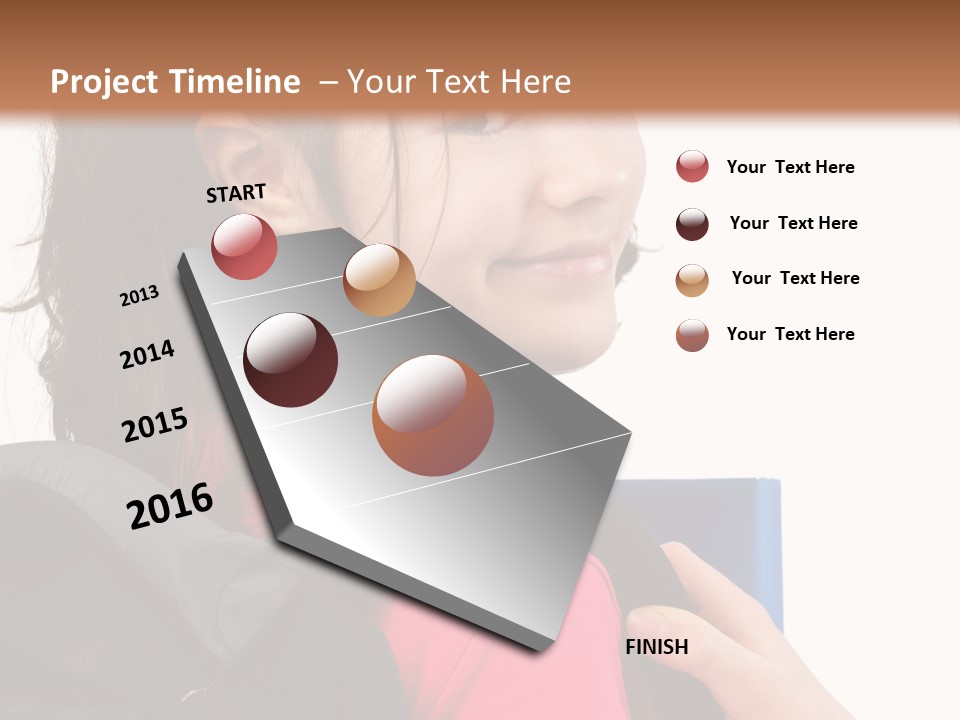 Rucksack Background Pupil PowerPoint Template