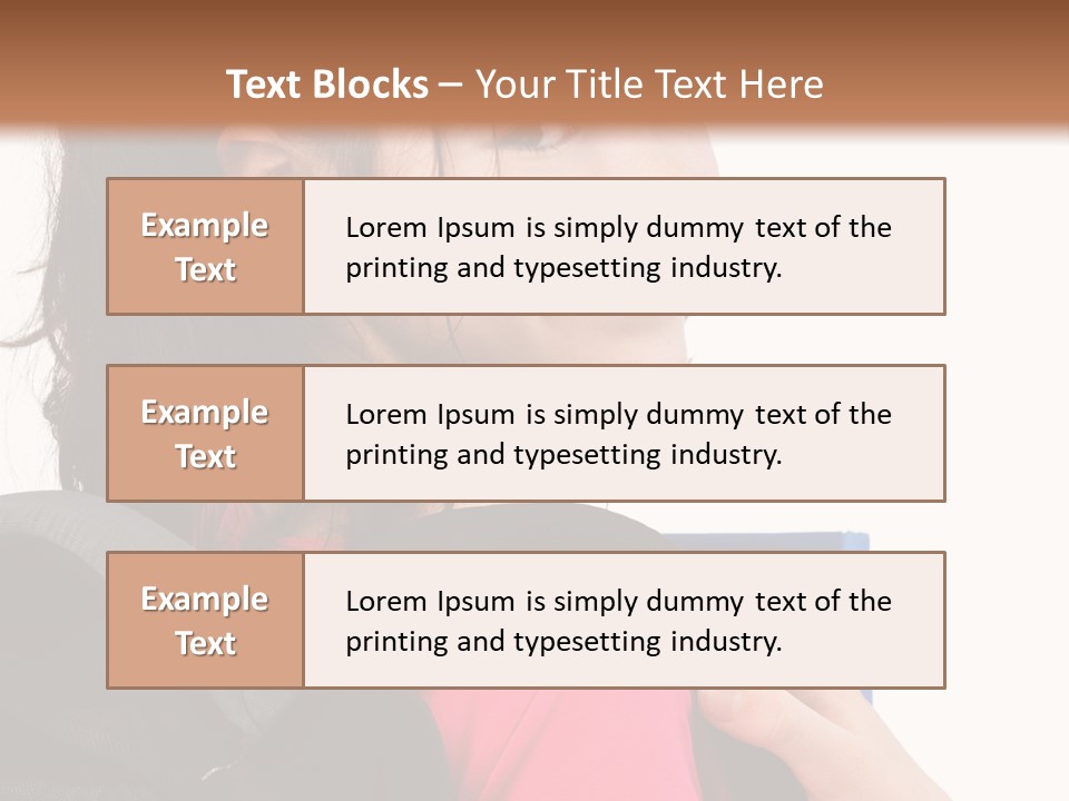 Rucksack Background Pupil PowerPoint Template