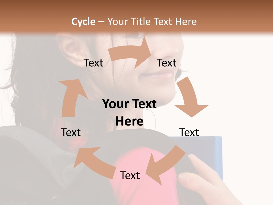 Rucksack Background Pupil PowerPoint Template