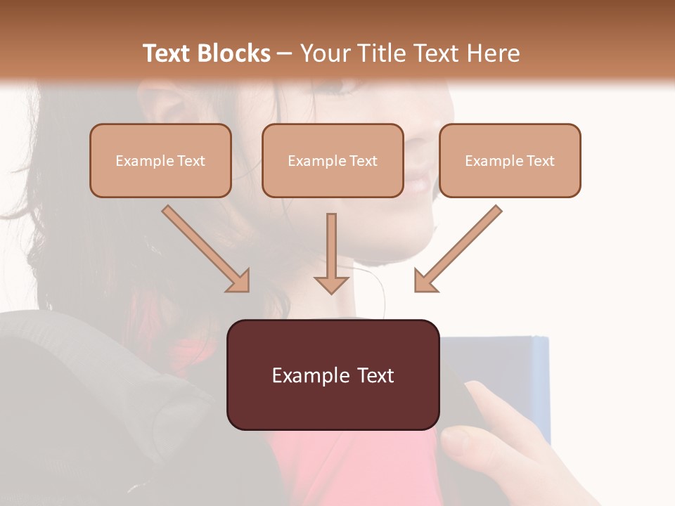 Rucksack Background Pupil PowerPoint Template