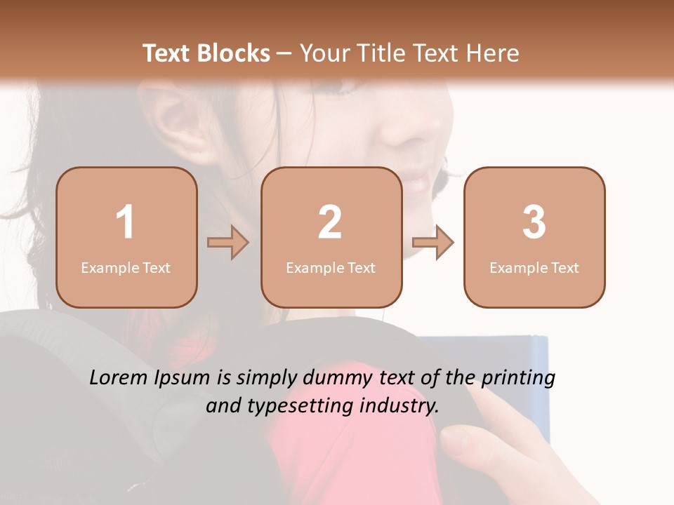 Rucksack Background Pupil PowerPoint Template