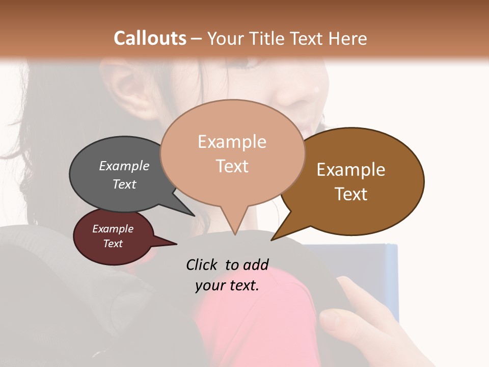 Rucksack Background Pupil PowerPoint Template