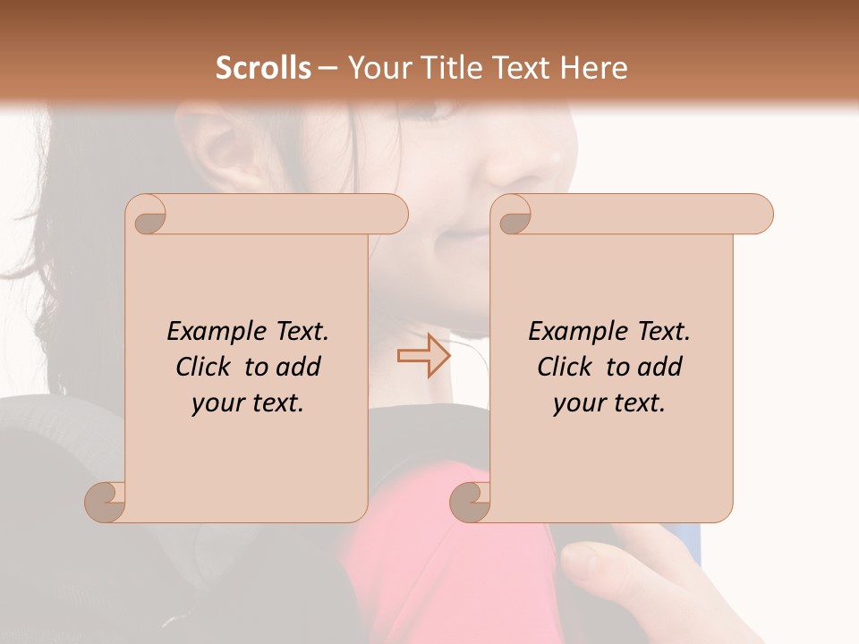 Rucksack Background Pupil PowerPoint Template