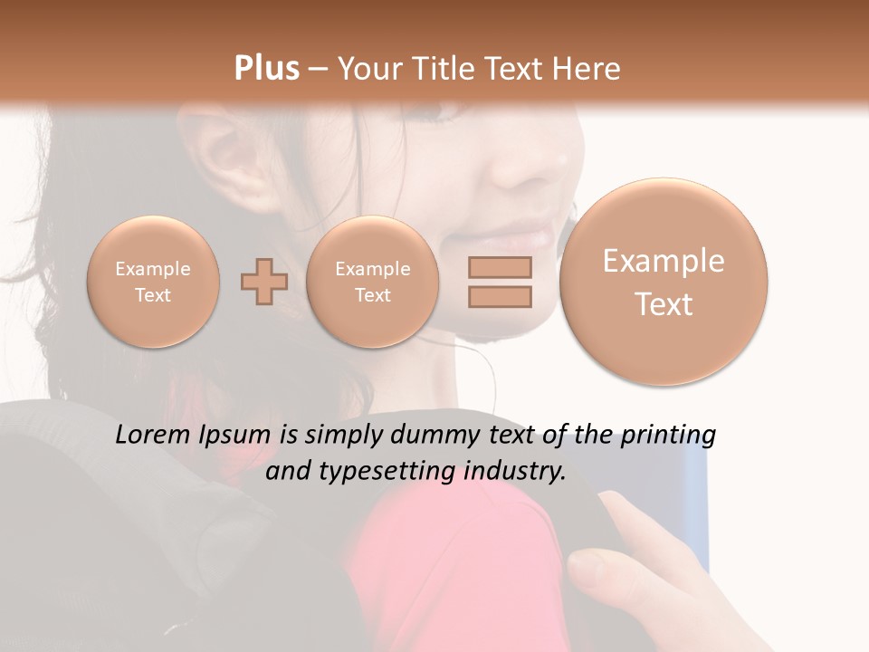 Rucksack Background Pupil PowerPoint Template