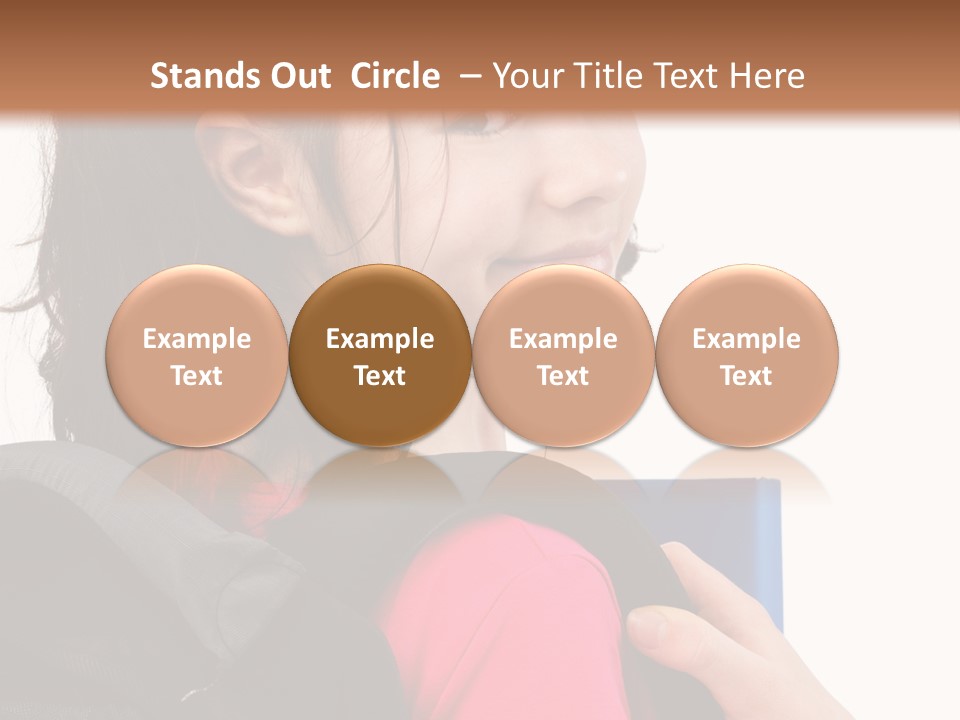 Rucksack Background Pupil PowerPoint Template