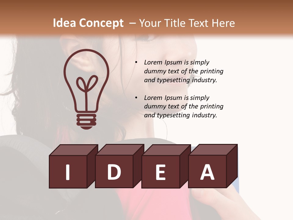 Rucksack Background Pupil PowerPoint Template