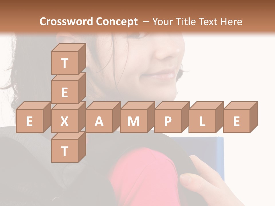 Rucksack Background Pupil PowerPoint Template