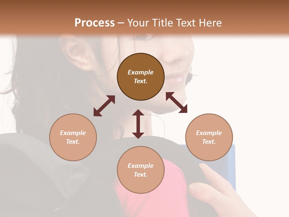 Rucksack Background Pupil PowerPoint Template