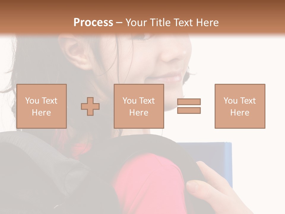 Rucksack Background Pupil PowerPoint Template