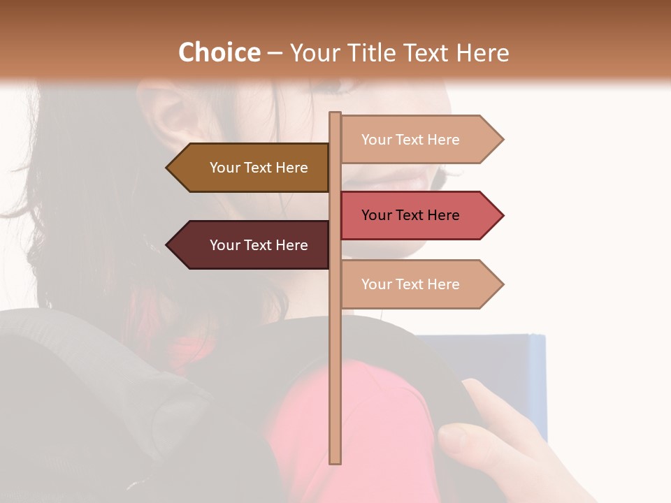 Rucksack Background Pupil PowerPoint Template