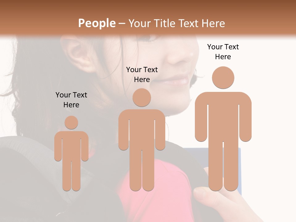 Rucksack Background Pupil PowerPoint Template