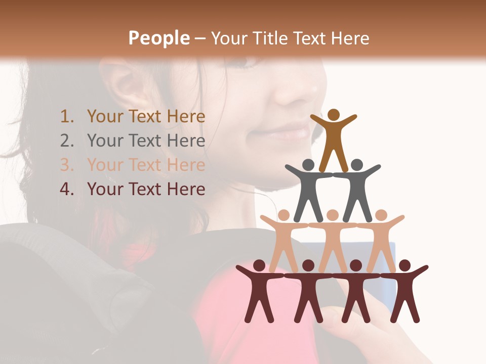 Rucksack Background Pupil PowerPoint Template