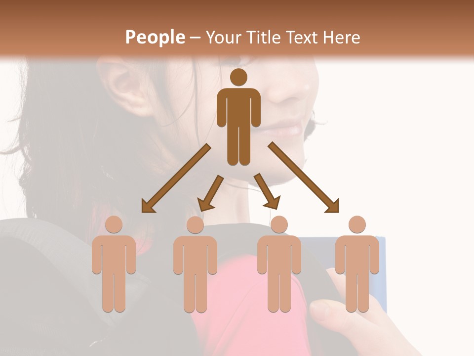 Rucksack Background Pupil PowerPoint Template