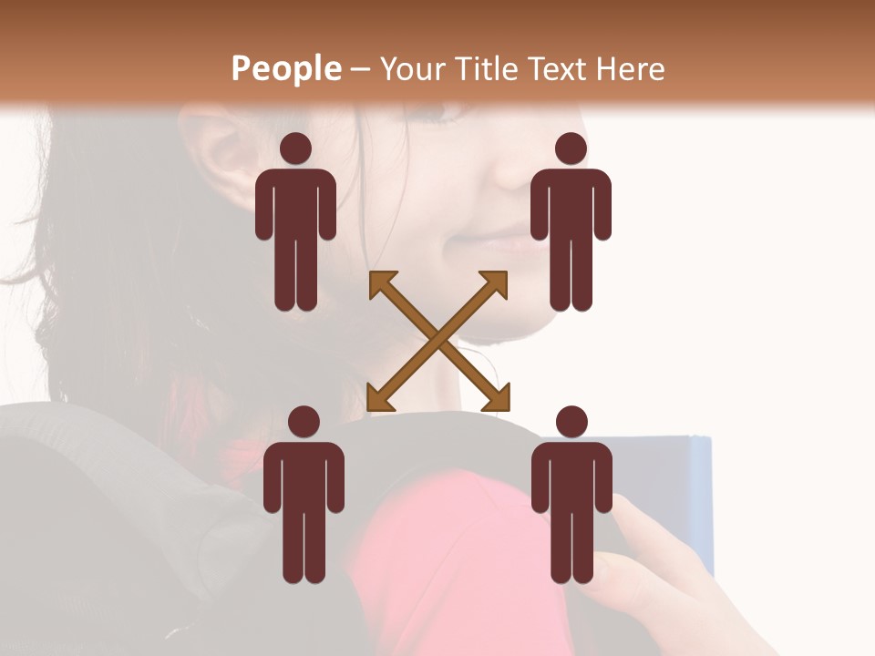 Rucksack Background Pupil PowerPoint Template