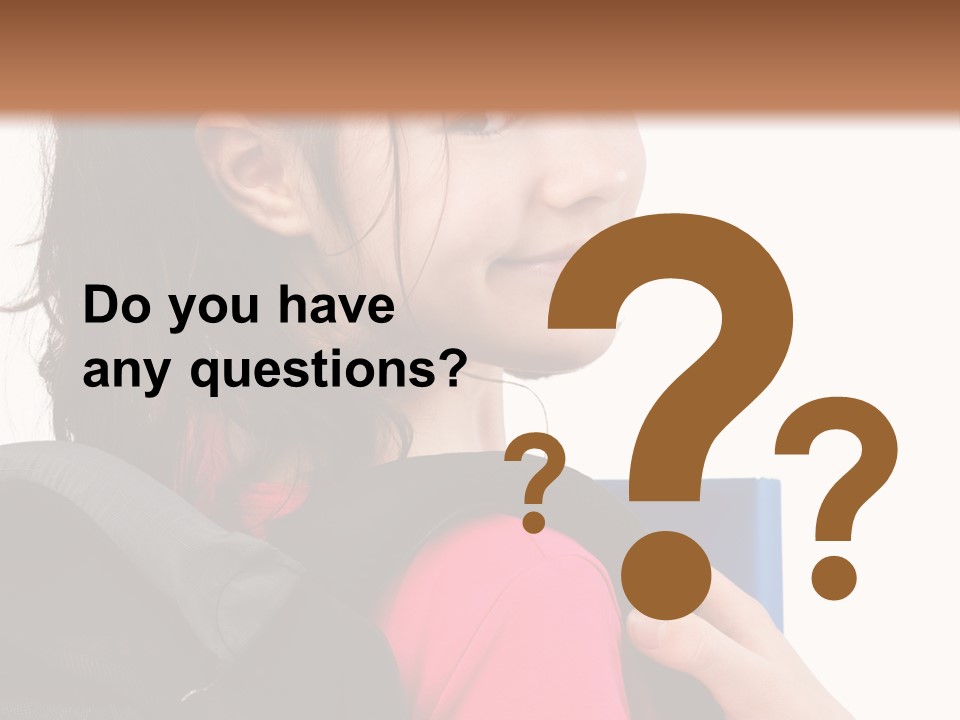 Rucksack Background Pupil PowerPoint Template