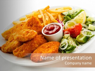 Bbq Fast Food Dining PowerPoint Template