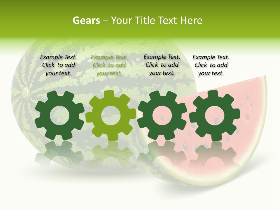 Summer Slice Fruits PowerPoint Template