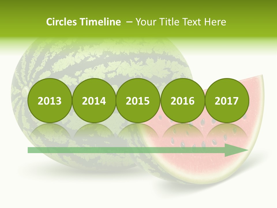 Summer Slice Fruits PowerPoint Template