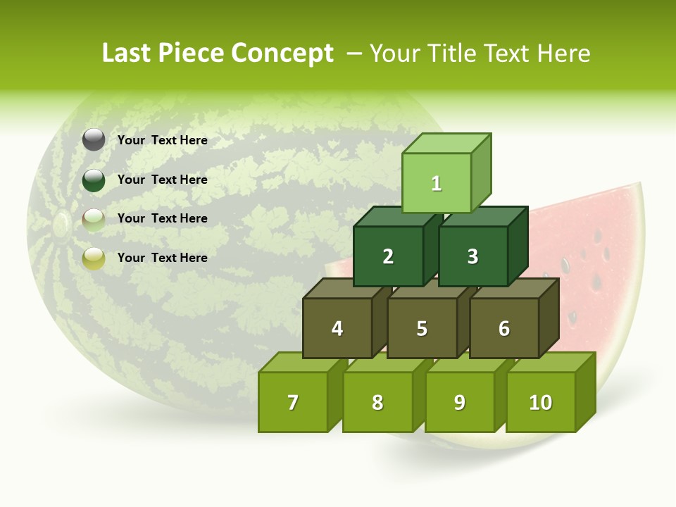 Summer Slice Fruits PowerPoint Template