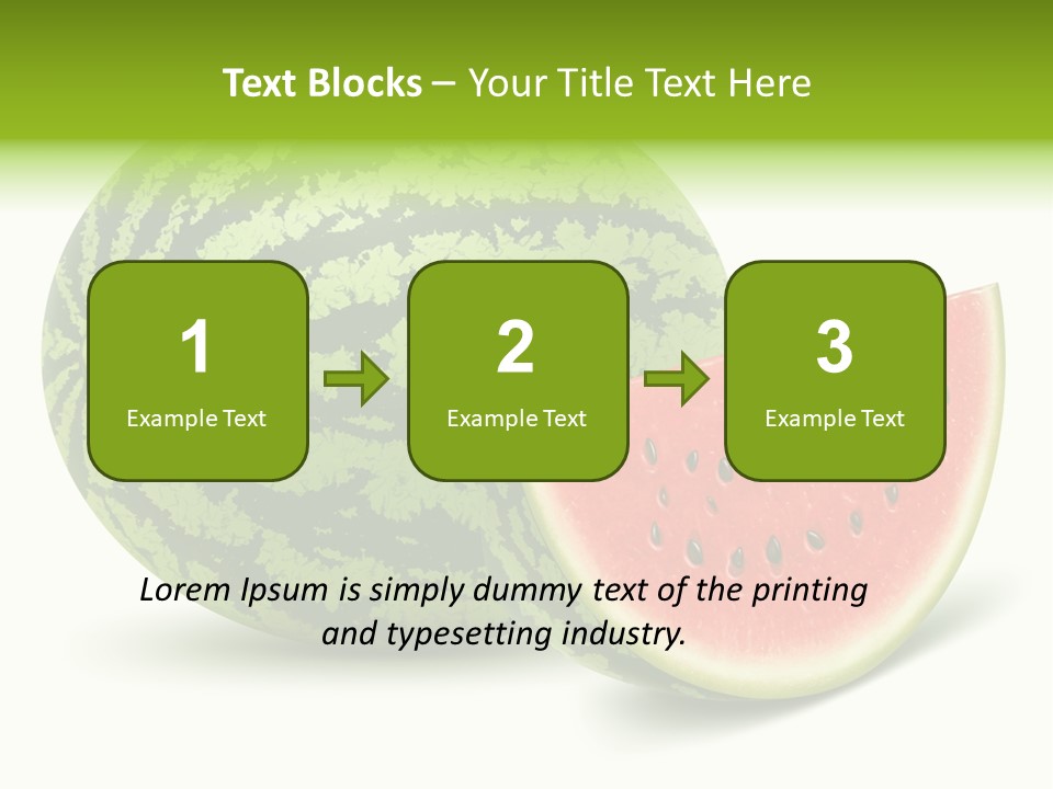 Summer Slice Fruits PowerPoint Template