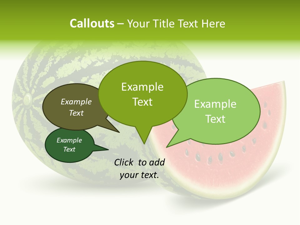 Summer Slice Fruits PowerPoint Template