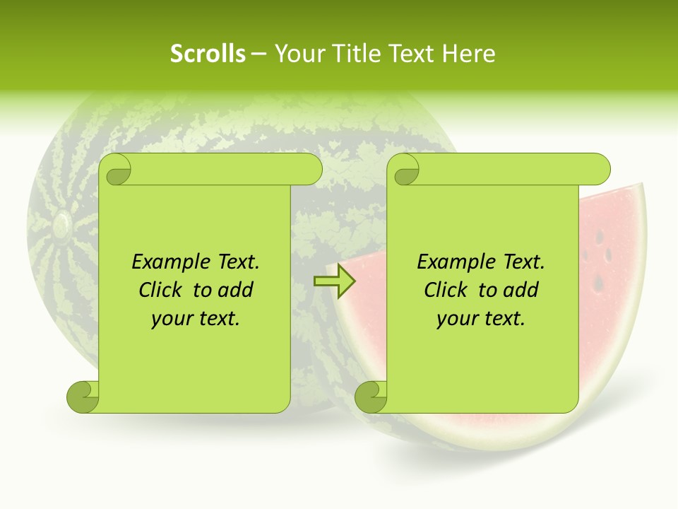 Summer Slice Fruits PowerPoint Template