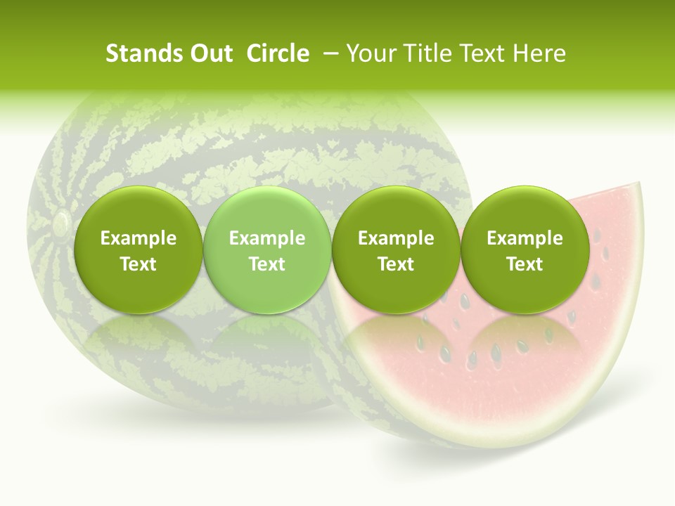 Summer Slice Fruits PowerPoint Template
