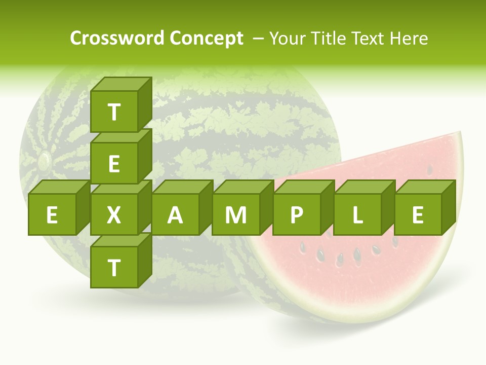 Summer Slice Fruits PowerPoint Template