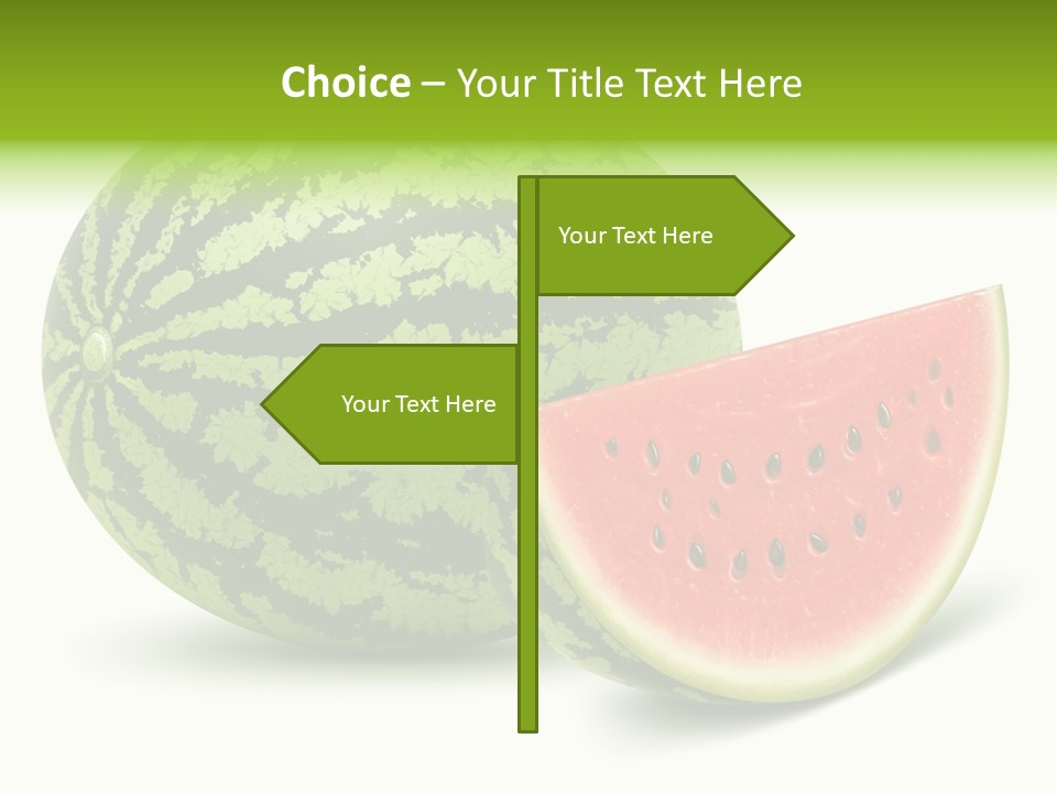 Summer Slice Fruits PowerPoint Template