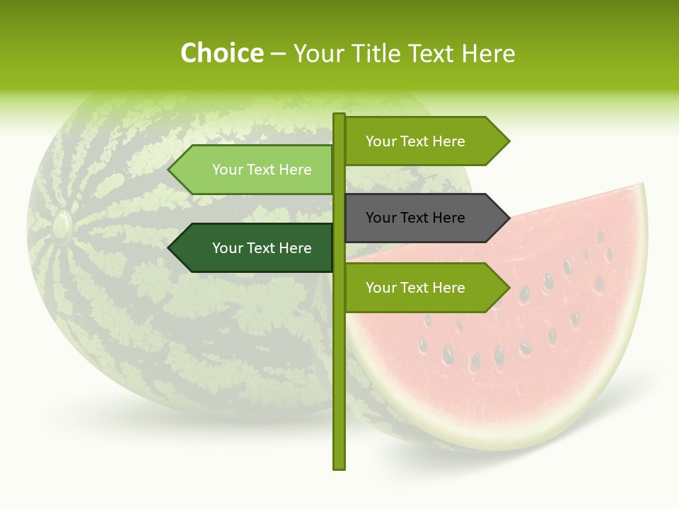 Summer Slice Fruits PowerPoint Template