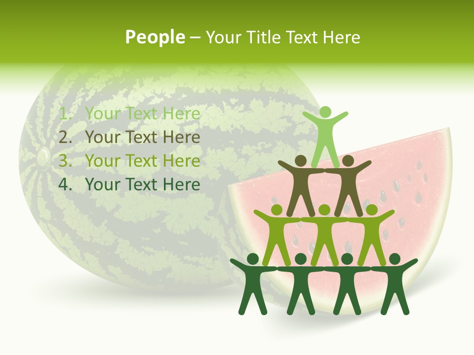 Summer Slice Fruits PowerPoint Template