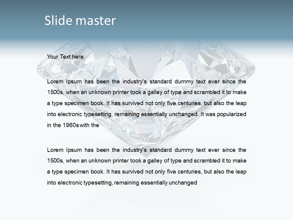 Facet Concept Topaz PowerPoint Template