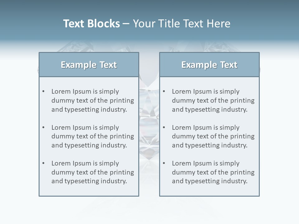 Facet Concept Topaz PowerPoint Template