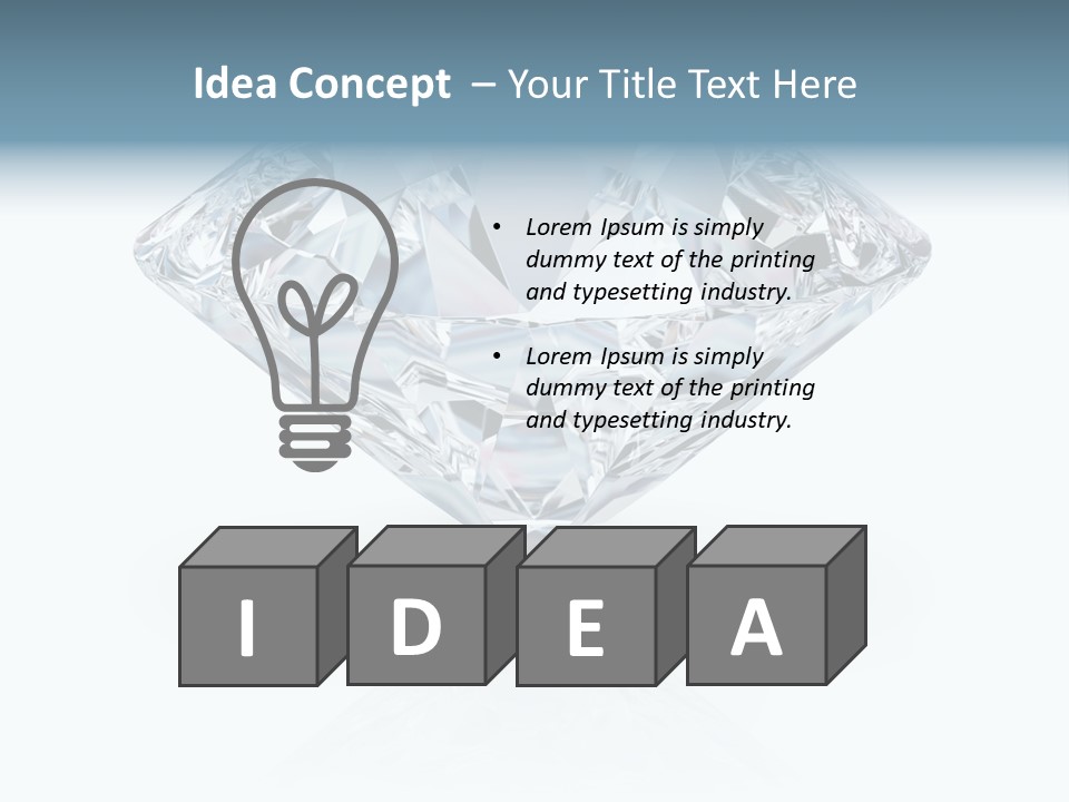 Facet Concept Topaz PowerPoint Template