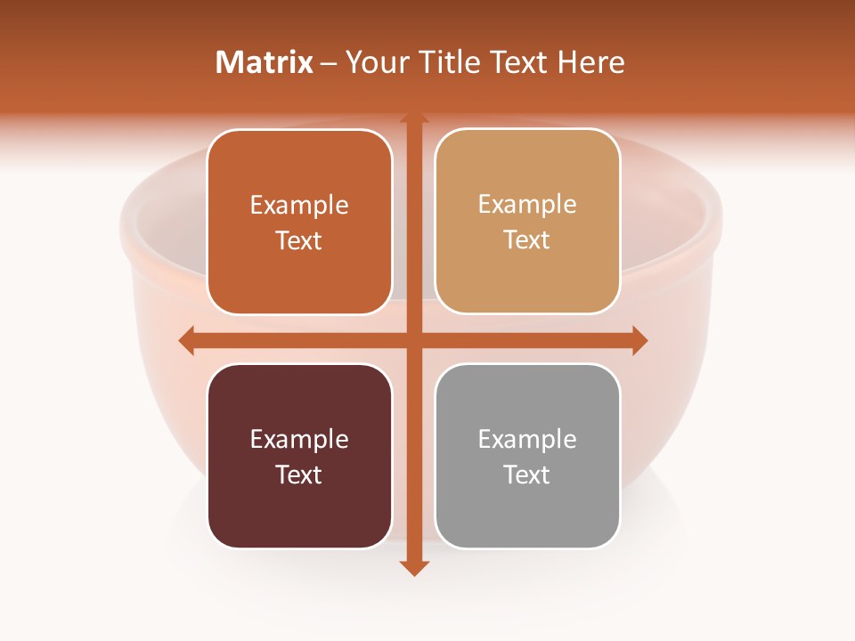 Earthenware Horizontal Photo PowerPoint Template