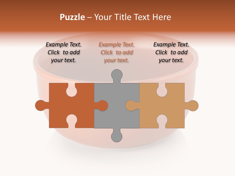 Earthenware Horizontal Photo PowerPoint Template