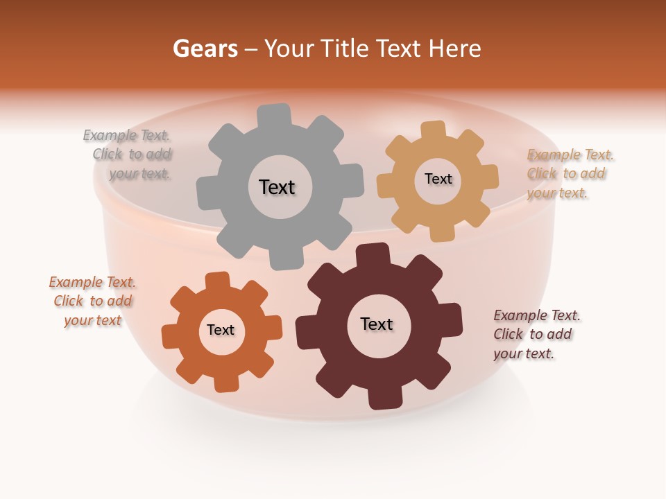 Earthenware Horizontal Photo PowerPoint Template