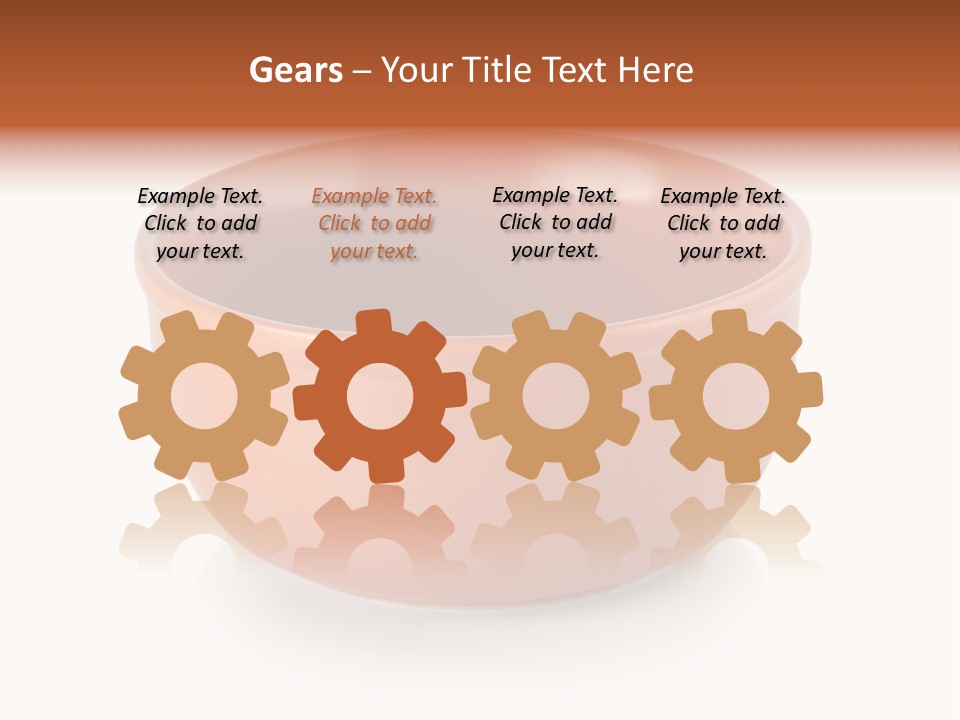 Earthenware Horizontal Photo PowerPoint Template